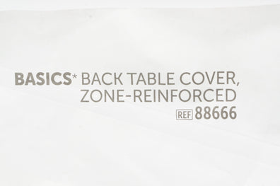 Halyard 88666 Basics Back Table Cover, Zone-Reinforced 44inch x 90inch (x)